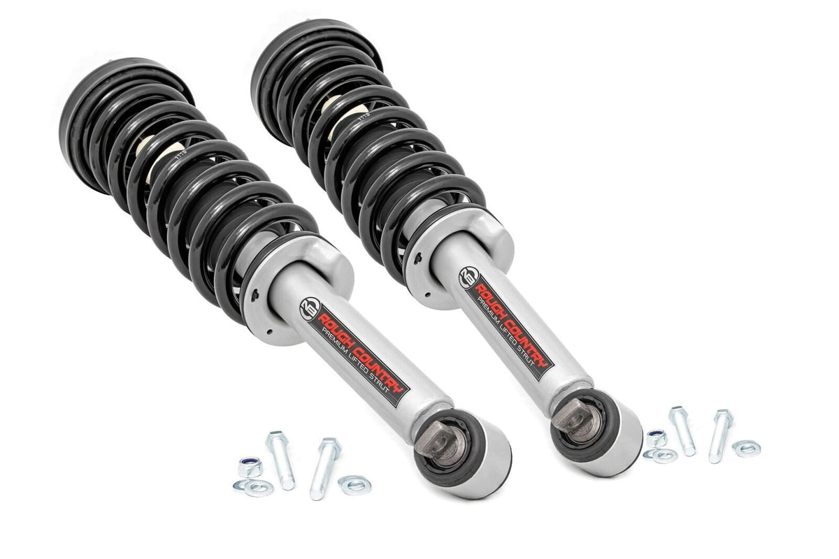 Rough Country Loaded Strut Pair 3 Inch Fits Ford F-150 4WD (2014-2023) 501059