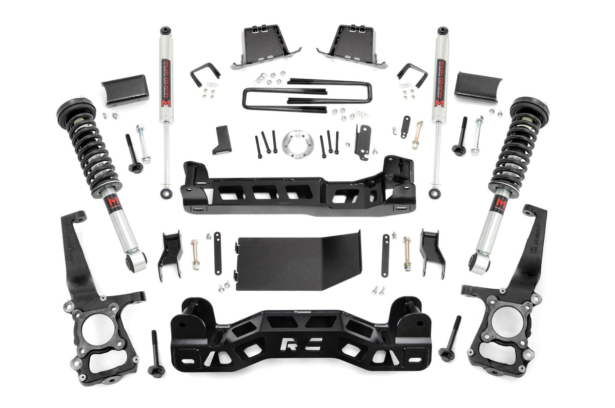 Rough Country 6 Inch Lift Kit M1 Struts/M1 Fits Ford F-150 4WD (2011-2013) 57541