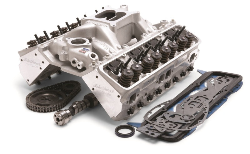 Edelbrock 435Hp Total Power Package Top-End Kit for Use On 1987 And Later SB-Chevy w/ Oe Lifters 2097