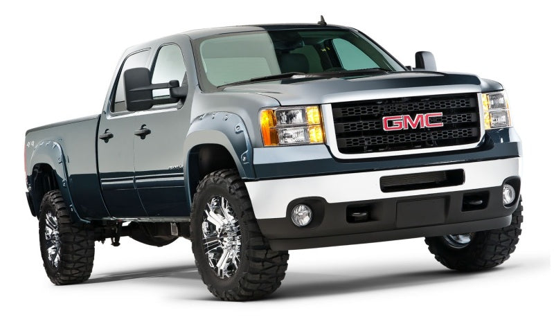 Bushwacker 07-10 GMC Sierra 3500 Fleetside Boss Pocket Style Flares 4pc Excludes Dually Black 40943-02