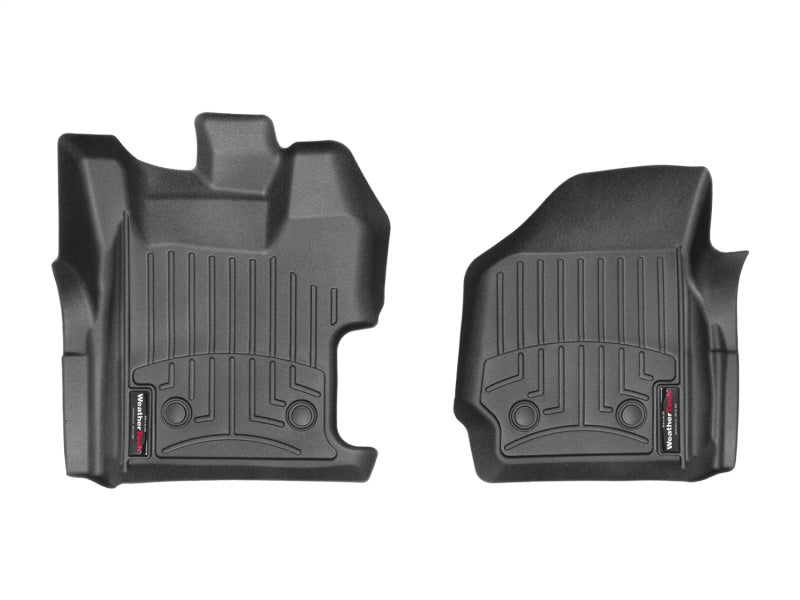 WeatherTech 13-16 Ford F-250/F-350 Regular Cab Vinyl (w/ 4x4 Shifter) Front FloorLiner Black 448631V