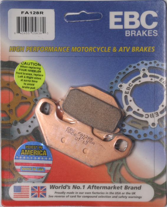 EBC Brakes FA128R Disc Brake Pad Set