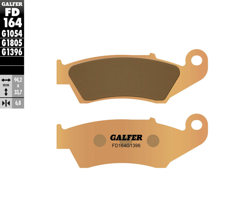 Galfer FD164G1396 Sintered Front Brake Pad