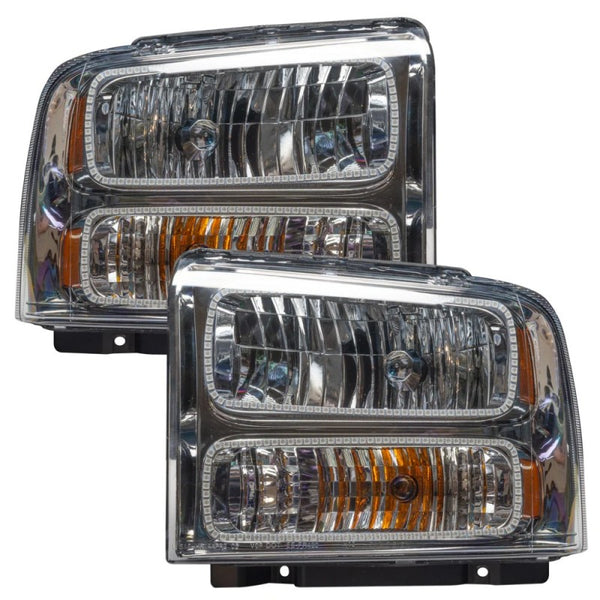 Oracle 05-07 Ford F-250/350 SMD HL Chrome ColorSHIFT w/ BC1 Controller SEE WARRANTY 7160-335
