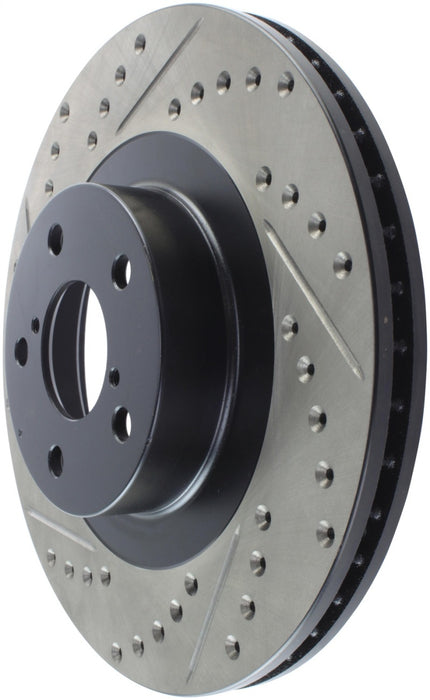 Stoptech Sport Drilled & Slotted Brake Rotor; Front Right 127.47018R