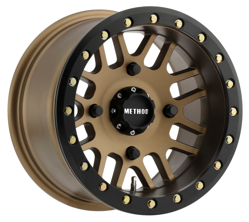 Method Race Wheels MR406 Utv Beadlock 15X10 4X136 0Et 106mm Matte Black Wheel