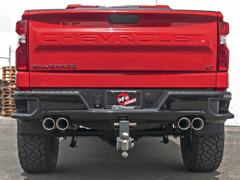 aFe Vulcan Series 3in 304SS Exhaust Cat-Back Exh w/ Pol Tips 2019 GM Silverado / Sierra 1500 V8-5.3L 49-34105-P