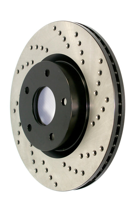 StopTech 12-20 Compatible with Dodge Grand Caravan Sport Drilled Right Front Rotor 128.67074R