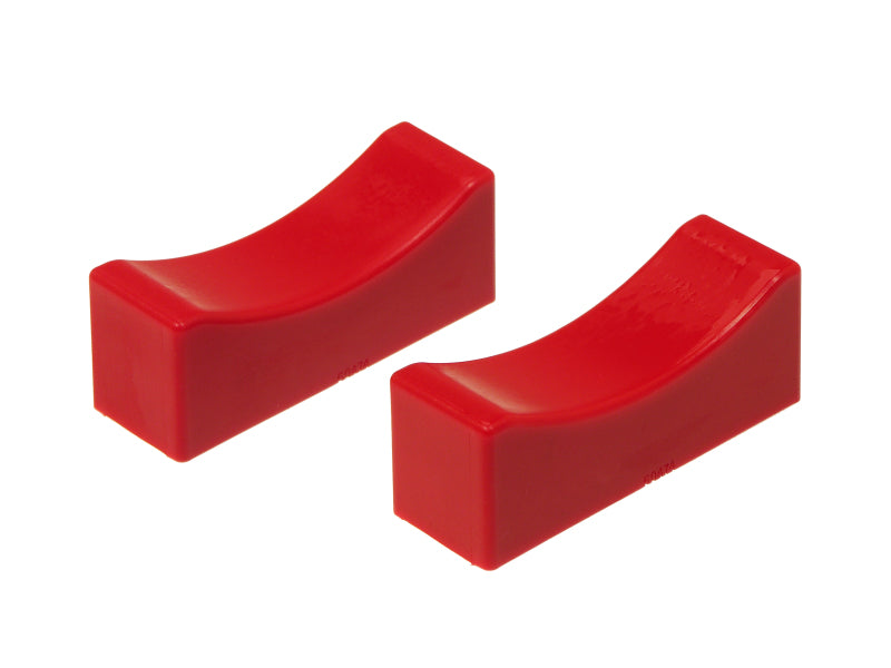 Prothane 191412 Red Jack Stand Pads Fits Up To 1.5 X 4.5 Inch Heads 19-1412