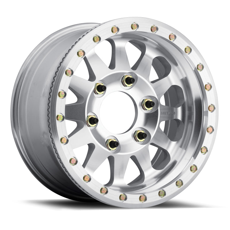 Method MR101 Beadlock 17x9 -12mm Offset 6x6.5 108mm CB Raw Machined w/BH-H24125 Wheel MR10179070312BR