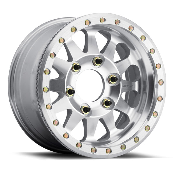 Method MR101 Beadlock 17x9 -12mm Offset 6x6.5 108mm CB Raw Machined w/BH-H24125 Wheel MR10179070312BR
