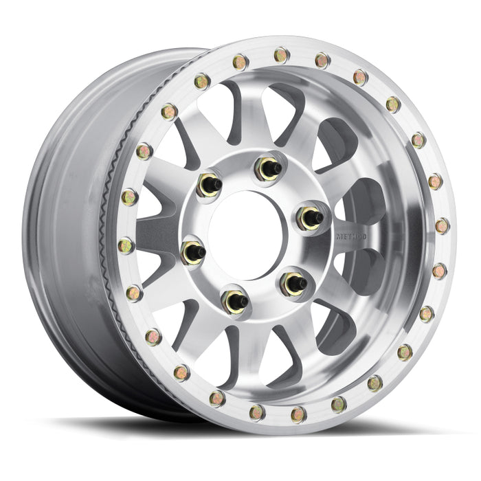 Method MR101 Beadlock 17x9 -12mm Offset 6x6.5 108mm CB Raw Machined w/BH-H24125 Wheel MR10179070312BR