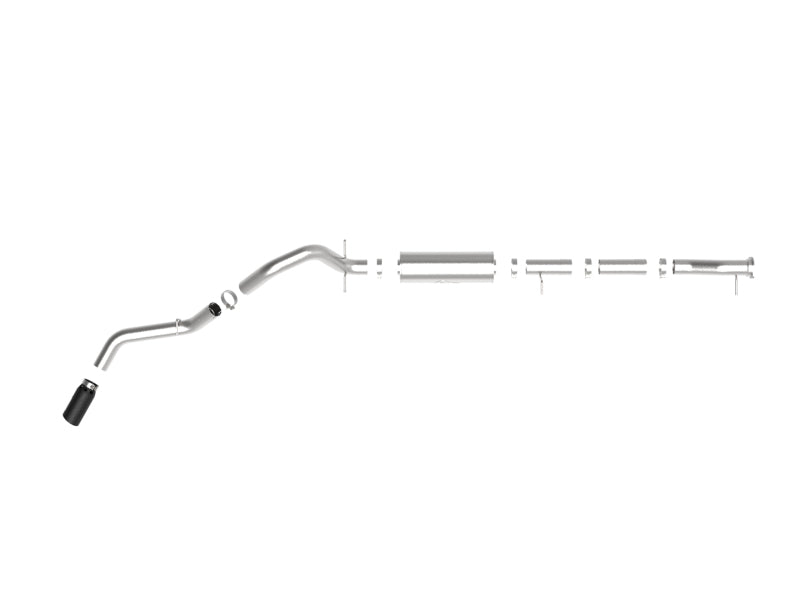 aFe Apollo GT Series 3in 409SS Cat-Back Exhaust w/ Black Tip 2020 GM 2500/3500HD V8 6.6L L8T 49-44122-B