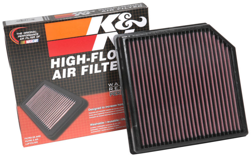 K&N 33-3127 Air Panel Filter for VOLVO XC40 L4-2.0L F/I: 2018-2019