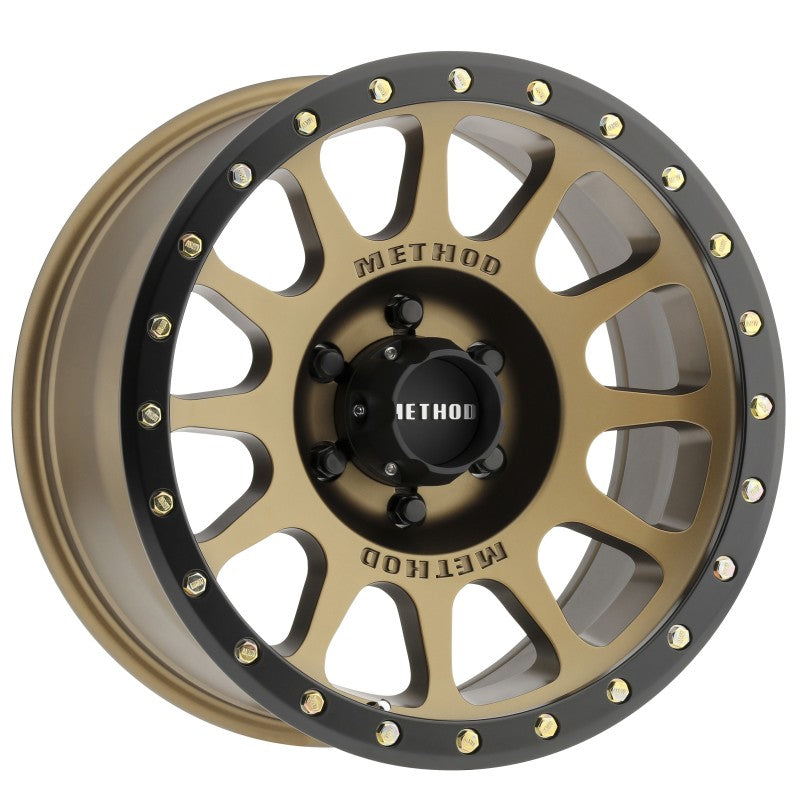 Method MR305 NV 18x9 0mm Offset 6x135 94mm CB Method Bronze/Black Street Loc Wheel MR30589016900