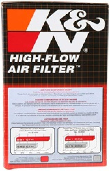 K&N Universal Chrome Filter 2.25in Flange / 3.5in Base / 2in Top / 4in Height 2 Per Box RC-1252
