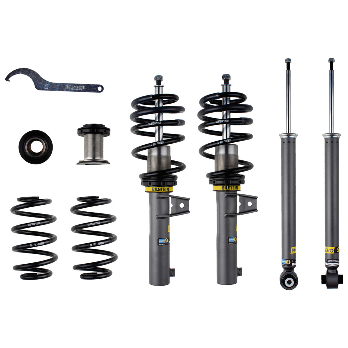 BILSTEIN Shock Absorbers Fits Select: 2017 Fits Volkswagen GTI S, 2015-2019 Audi A3 Premium 47-309067