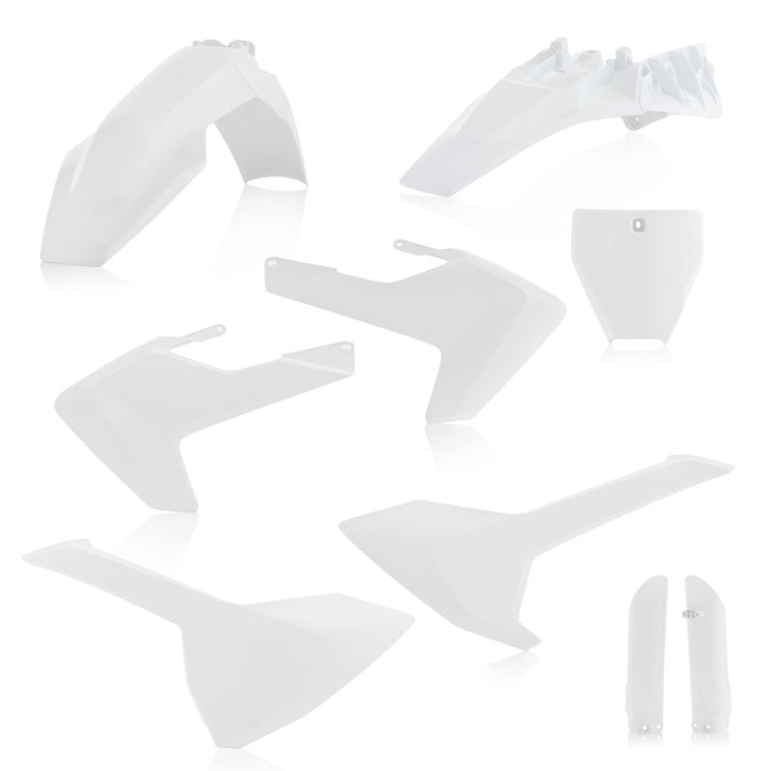 Acerbis Full Plastic Kit (White) for 18-21 Husqvarna TC85