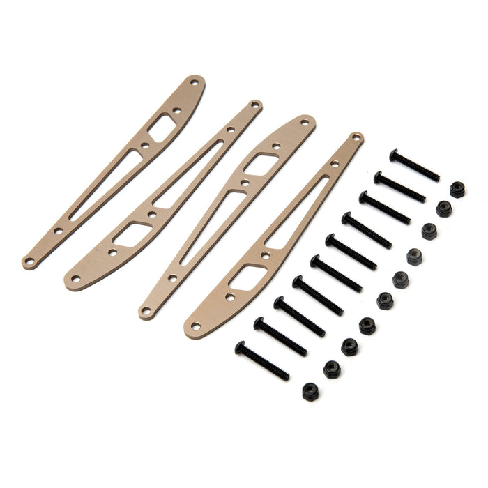 Axial Lower Link Plate Rear 4 RBX10 AXI334000 Electric Car/Truck Option Parts