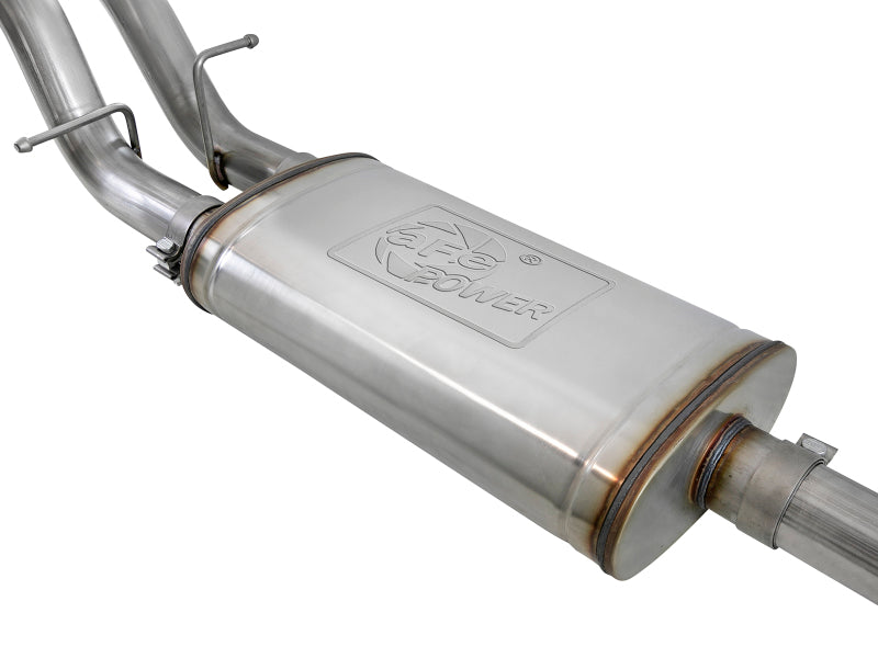 aFe Vulcan Series 3in 304SS Exhaust Cat-Back Exh w/ Pol Tips 2019 GM Silverado / Sierra 1500 V8-5.3L 49-34105-P