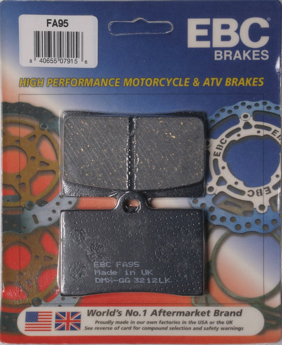 EBC Brakes FA95 Disc Brake Pad Set, Black, One-Size