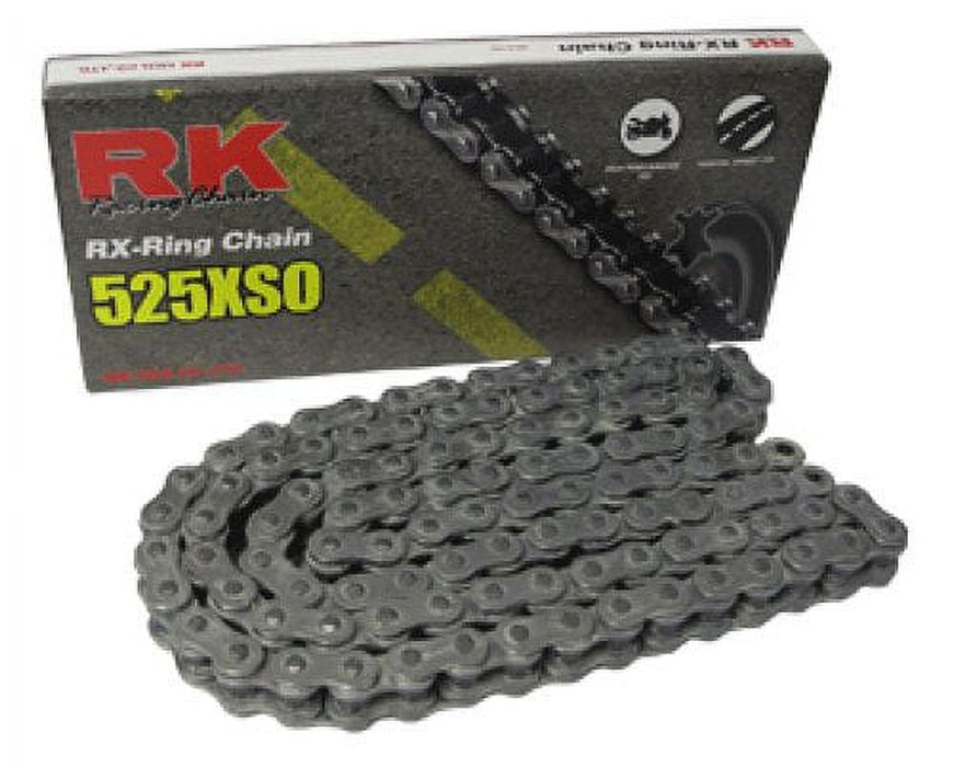 RK 525XSO High Performance RX-Ring Motorcycle Chain - 116 Link