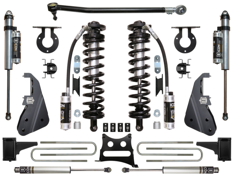 Icon 2017-Up Ford F-250/F-350 4-5.5" Lift Stage 4 Coilover Conversion System K63154