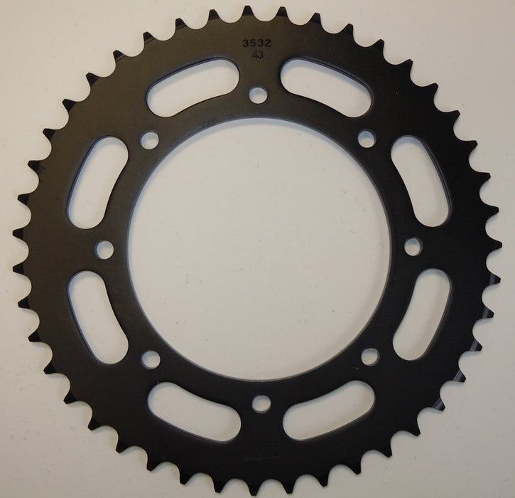 Sunstar Steel Rear Sprocket (520 / 44T) Compatible With 87-18 KAWASAKI KLR650