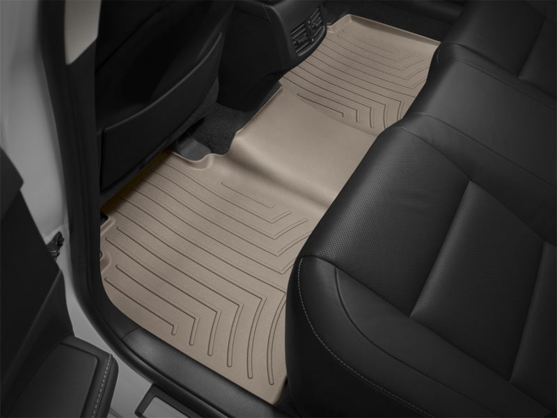 WeatherTech 2017+ Audi Q7 Rear FloorLiner Tan 458873