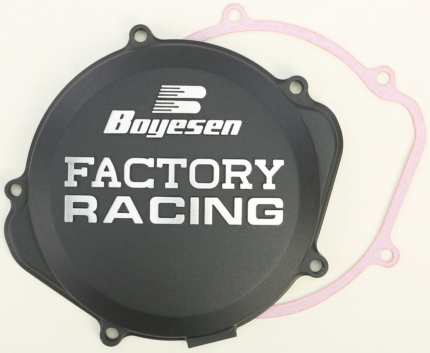 Boyesen Factory Racing Clutch Cover Black CC-07B