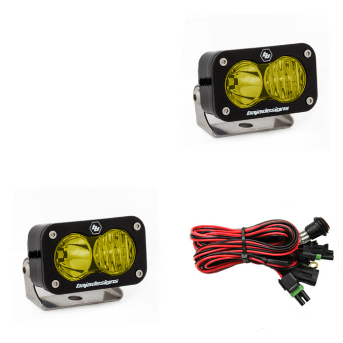 Baja Designs ® Pair Of S2 Pro Amber Driving/Combo Led Lights 487813
