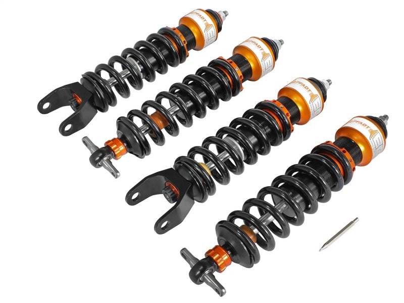 aFe Control PFADT Series Featherlight Single Adj Drag Racing Coilover System; 97-13 Chevy Corvette 430-401002-N