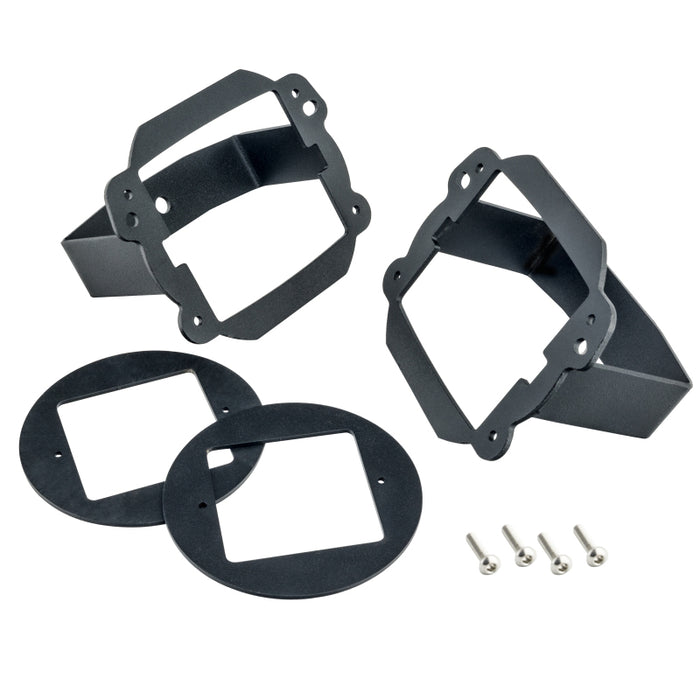 Oracle compatible with Jeep JK Fog Light to Cube Light Conversion Mount Brackets (Pair) w/ Bezel SEE WARRANTY 2179-504