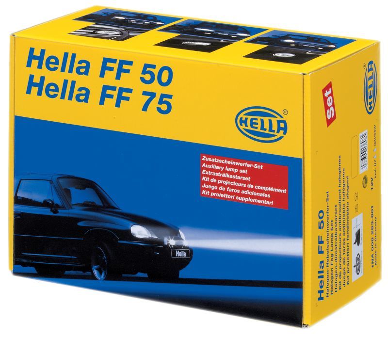 Hella 00 Ff75 Series Clear 12V/55W H7 Halogen Fog Lamp Kit, Multi 8284801