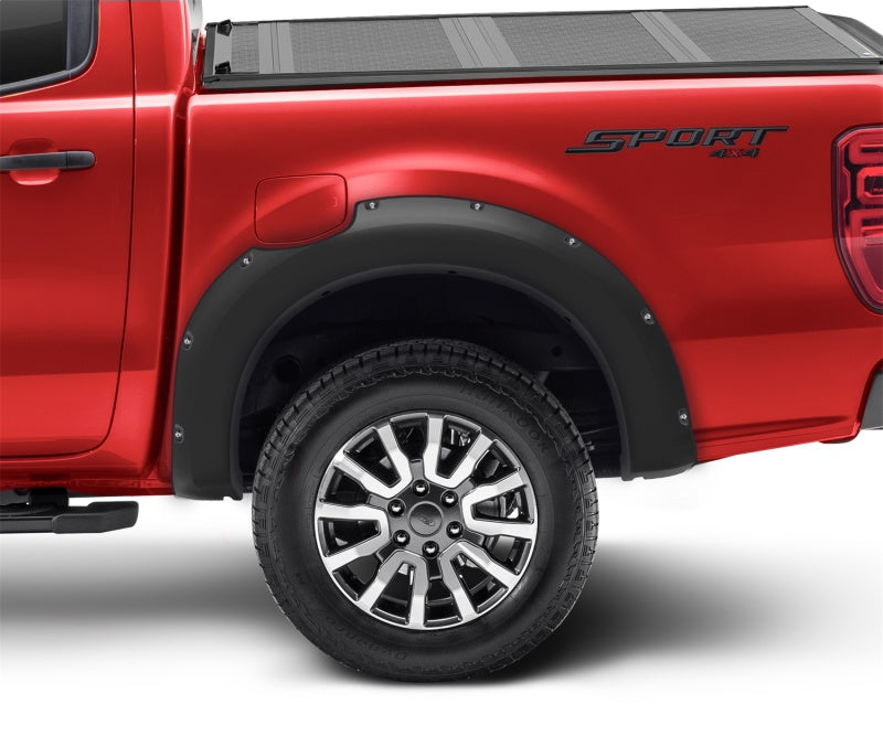 Bushwacker 2019 Ford Ranger Pocket Style Flares 2pc SuperCrew 60in Bed Black 20120-02