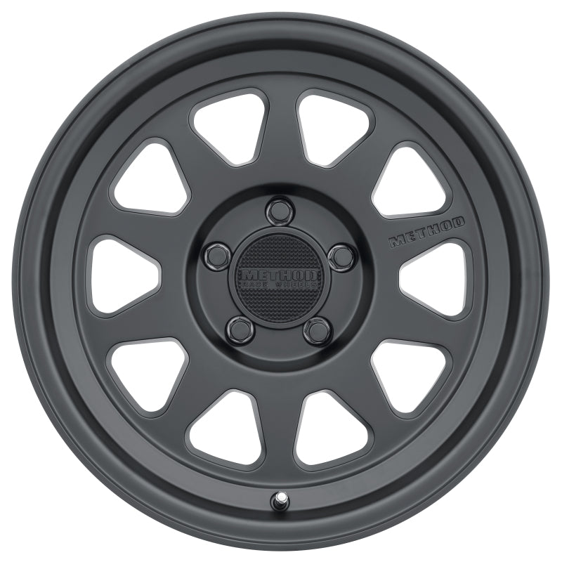Method MR316 17x8.5 0mm Offset 5x150 110.5mm CB Matte Black Wheel MR31678558500