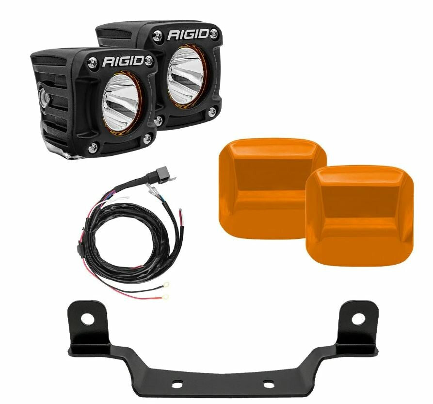 RIGID Polaris-Revolve-Amber-Pod-Lower-Grille-Kit 41669