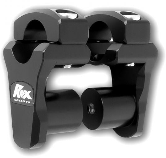 Rox Handlebar Pivoting Riser Black1-3/4"X1-1/8"X1-1/8" 3R-P2PPLK