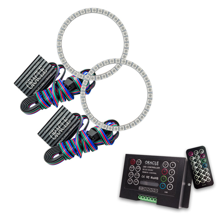 Oracle Fiat 500 12-17 Halo Kit ColorSHIFT w/ 2.0 Controller SEE WARRANTY 2650-333