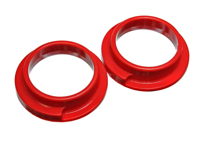 Energy Suspension Universal 3in ID 4 5/16in OD 1 1/8in H Red Coil Spring Isolators (2 per set) 15.6103R