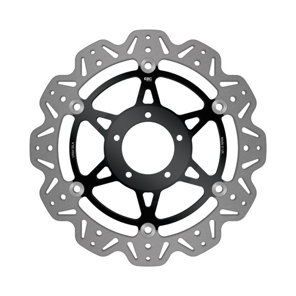 EBC 10-13 Ducati Monster 796 Front Left/Right Vee Floating Black Rotor VR841BLK