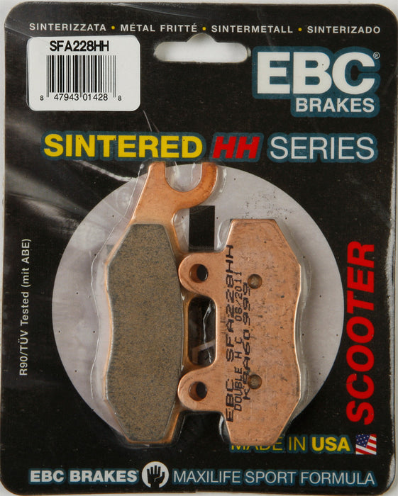 EBC Brakes SFA228HH Sintered Scooter Brake Pad