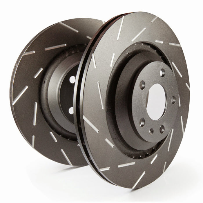 EBC 2016+ Compatible with Nissan Titan USR Slotted Rear Rotors USR7785