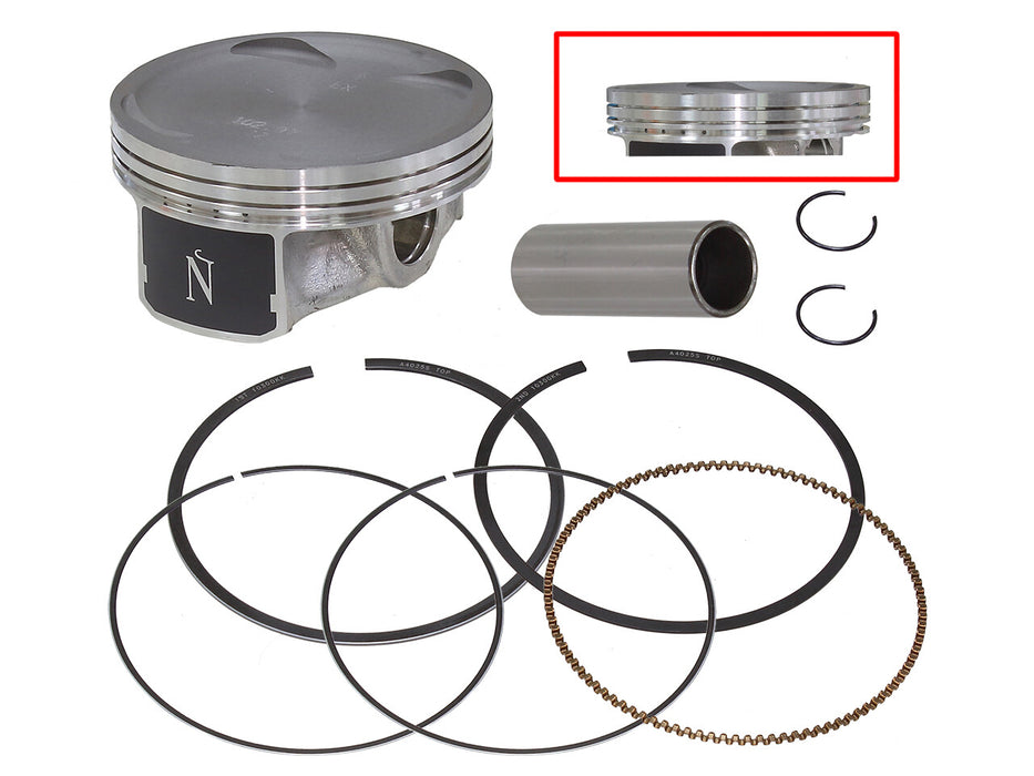 Namura, NA-40025-2, Piston Kit for 2016-2018 Yamaha 700 Grizzly, Kodiak & Wolverine .020 Over Bore 103.5mm