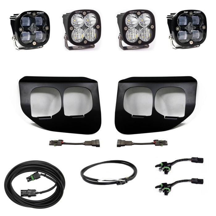 Baja Designs Ford Super Duty (20-22) Fog Lights Dual Fpk Sae/Pro Dc W/Upfitter 447736UP