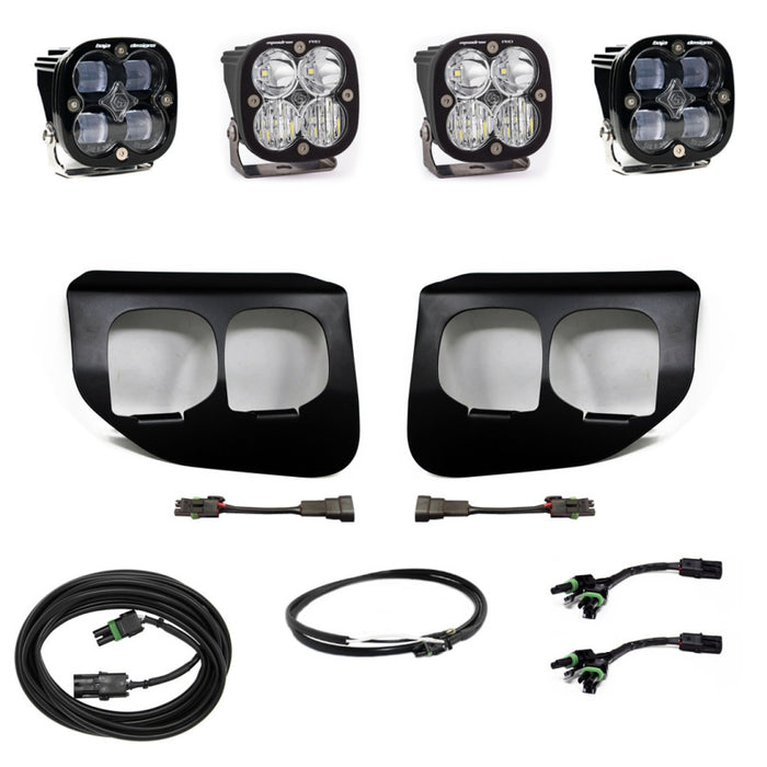 Baja Designs Ford Super Duty (20-On) Fog Lights Dual FPK SAE/Pro DC Baja Designs w/Upfitter 447736UP