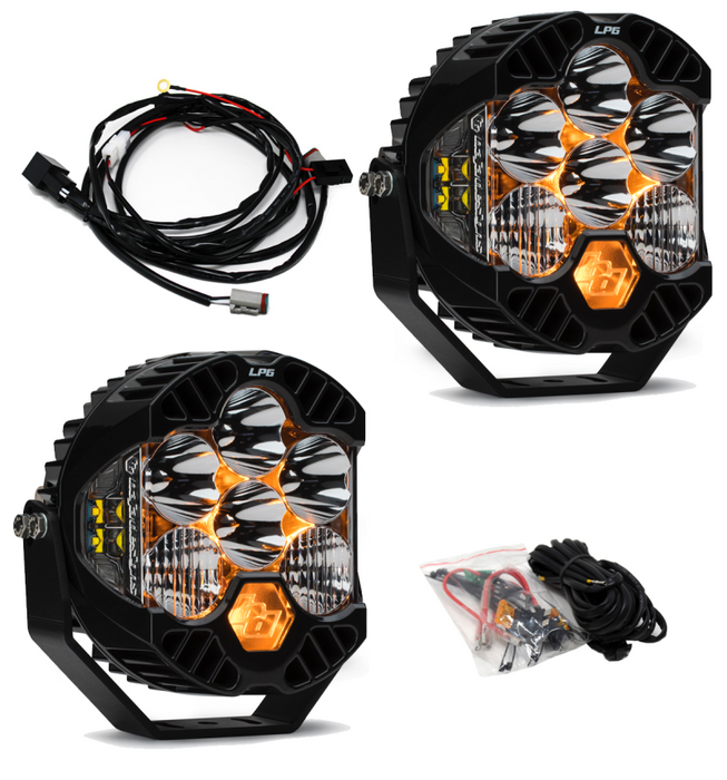 Baja Designs compatible with Jeep JL/JT Rubicon Steel Bumper LED Light Kit LP6 447671