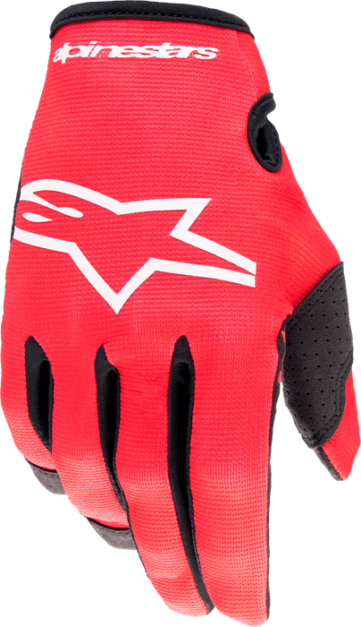 Alpinestars Youth Radar Gloves (Mars Red White, Youth Large)