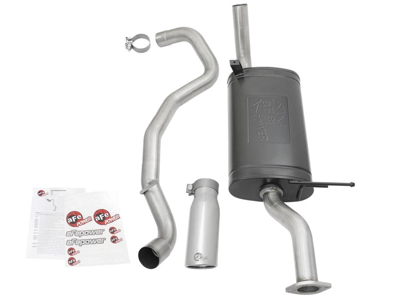 aFe MACHForce XP Exhaust Cat-Back SS-304 97-16 Compatible with Nissan Patrol (Y61) I6-4.8L w/ Polished Tips 49-36121-P