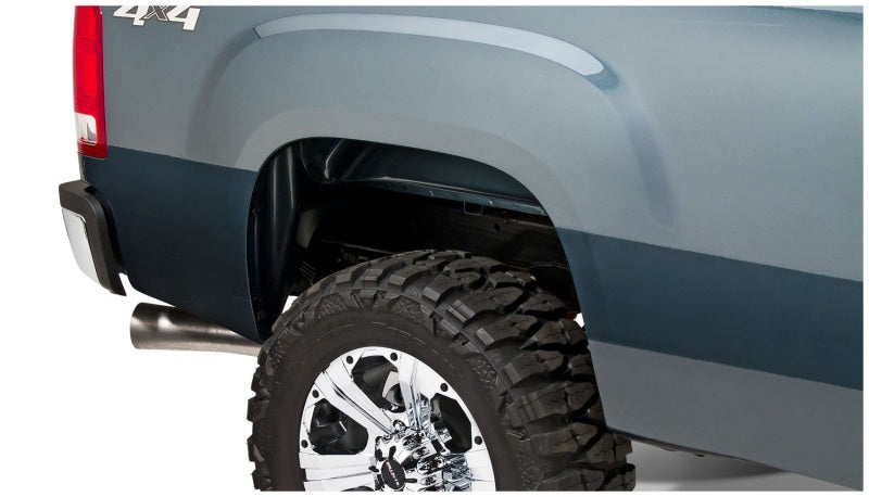 Bushwacker 07-13 GMC Sierra 1500 Fleetside Extend-A-Fender Style Flares 2pc 78.7/97.6in Bed Black 40108-02